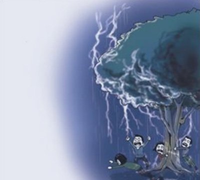  雷雨臨空，你應(yīng)該躲到哪里去？-雷擊事故